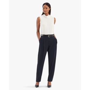 NWT MM LaFleur Elliott Trouser - Light Twill, Navy Size 0